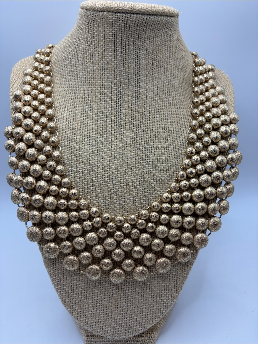 Natasha Gold Tone Statement Necklace